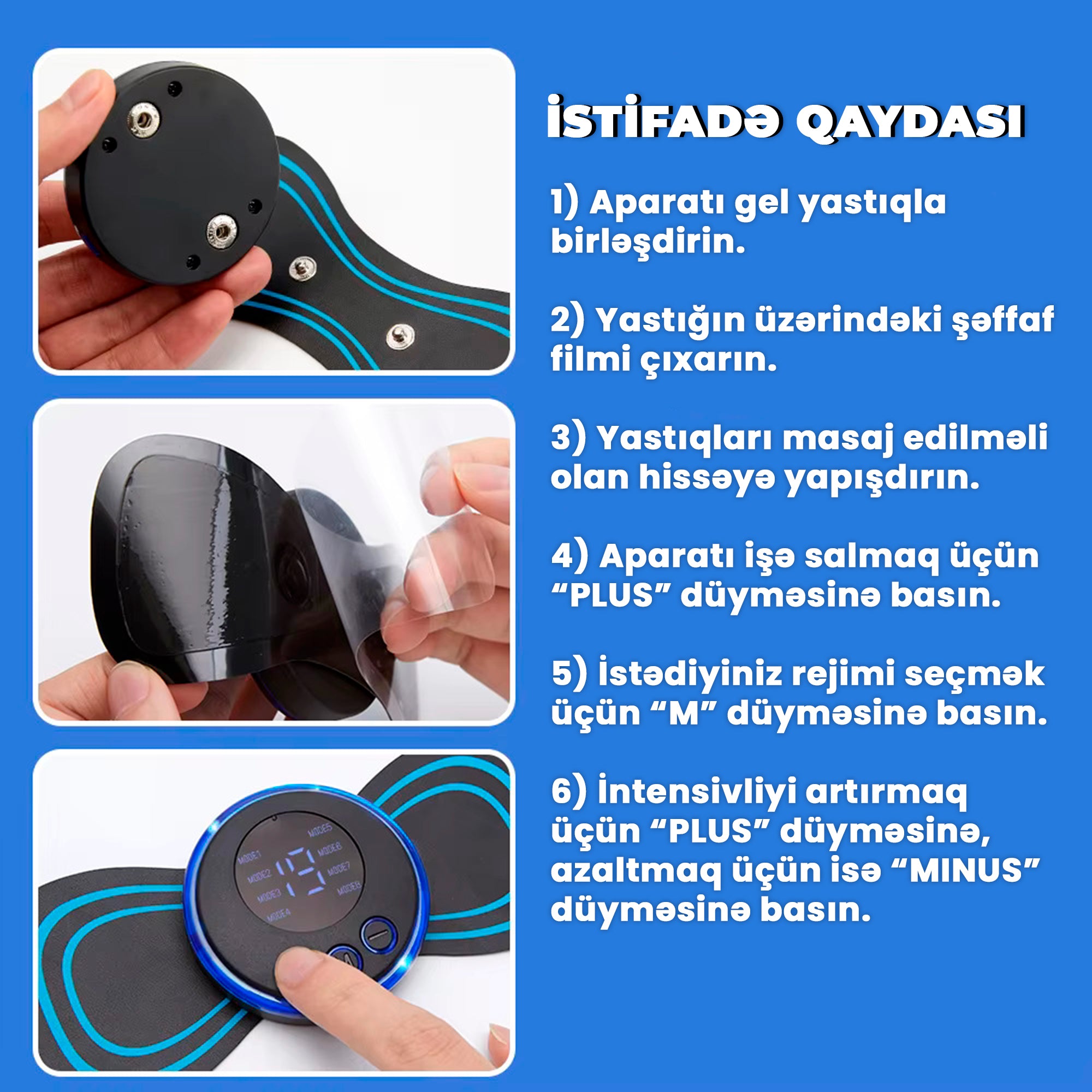 EMS Mini Masaj Cihazı